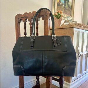 Vintage Coach Hampton Carry All Tote